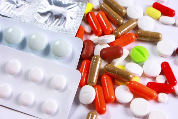 Variety of Medicine Pharmacy Drugs Stock Image