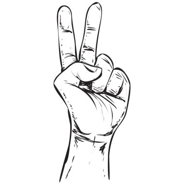 El jest Doodle vektör çizim