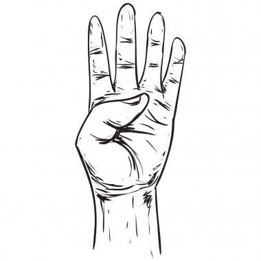 El jest Doodle vektör çizim