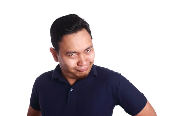 Engraçado asiático homem sorrindo — Fotografia de Stock