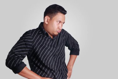 Alaycı Asya adam ifade