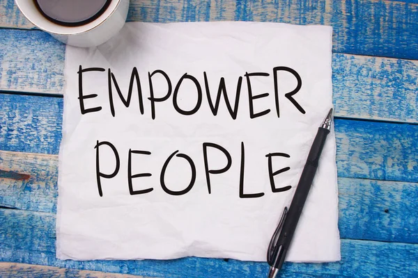 Empower People. Motivational Text — Stock Photo, Image