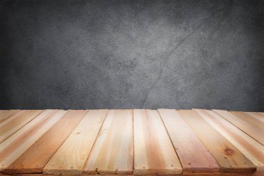 Ahşap güverte Mockup şablonu