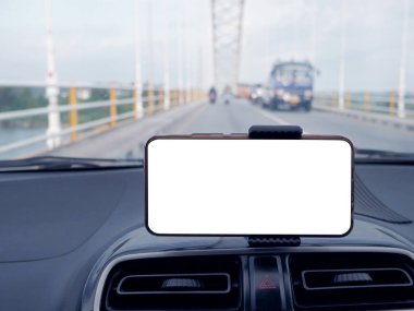 Araba Mock Up Akıllı Telefon
