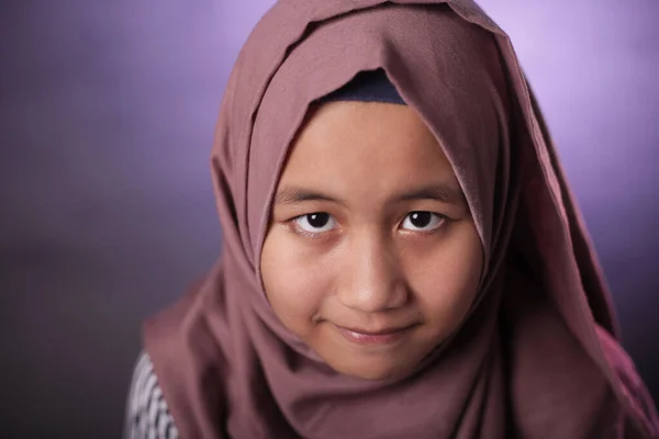 Happy Muslim Girl — Stok Foto