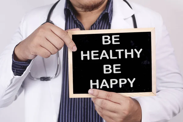 Be Healthy Be Happy. Health and medical concept