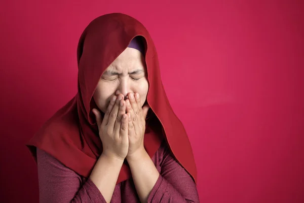 Sad Asian Woman Crying — Stock Photo, Image