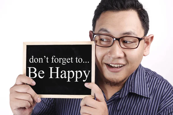 Don't forget to be happy — Stock Photo, Image