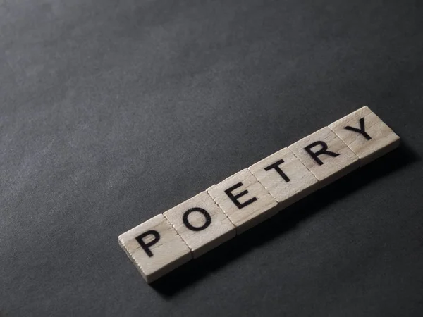 Poesie, motivierende Worte zitiert Konzept — Stockfoto