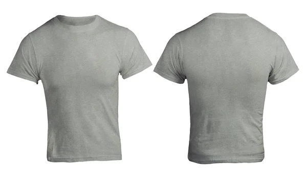 Modelo de design de camisa cinza, camisa de cor Heather — Fotografia de Stock