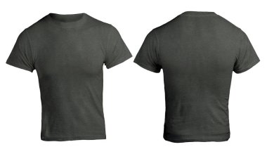 Black Shirt Design Template, Heather Color Shirt clipart