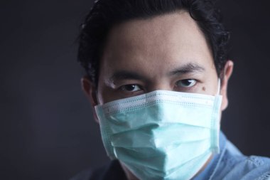 Corona virüsü, 2019-Ncov veya Covid-19. Roman Coronavirus. Mers Cov veya Sars virüsüne benzer (şiddetli akut solunum sendromu). Sağlık ve tıbbi konsept