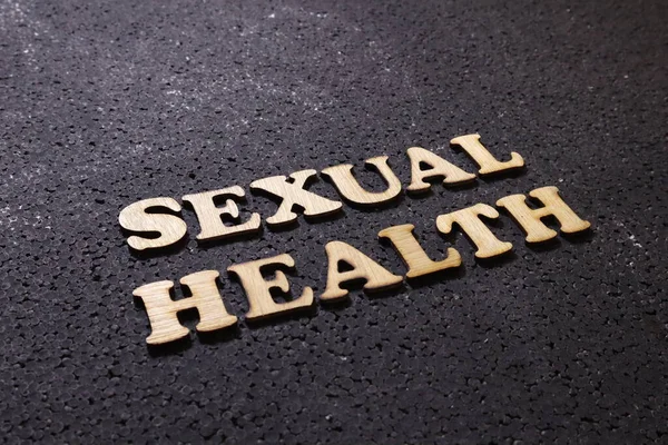 Медичні Медичні Слова Написання Концепції Типографії Сексуальне Здоров — стокове фото