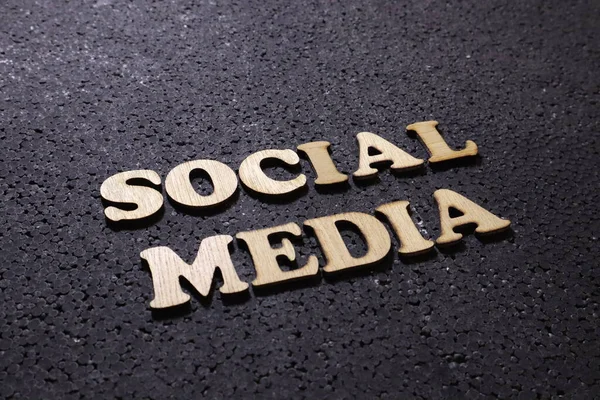 Social Media Motivational Internet Social Media Business Words Quotes Connect — Stock Photo, Image