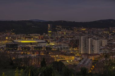 bilbao şehir gece