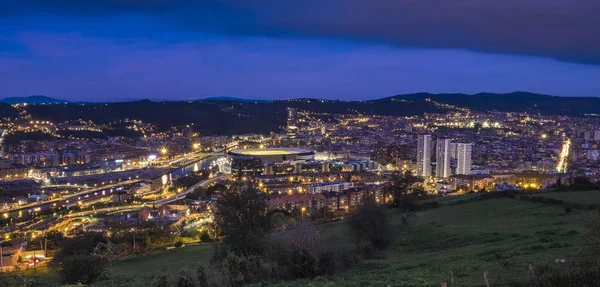 bilbao şehir gece