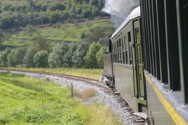 Old Train Seen Window Royalty Free Stock Images