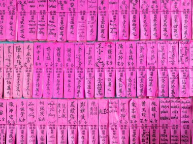 Vietnam 'daki Budist tapınağının detayları