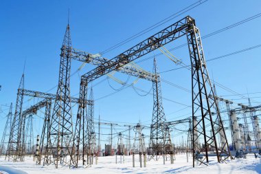  Electric substations Siberia clipart