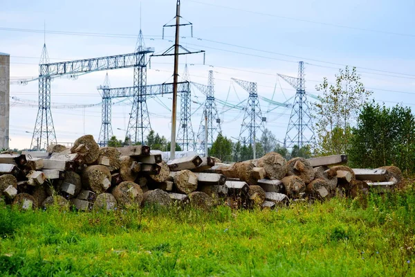 Subestaciones eléctricas Siberia —  Fotos de Stock
