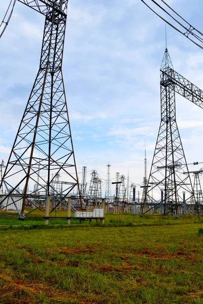 Elektrische onderstations Altaya — Stockfoto