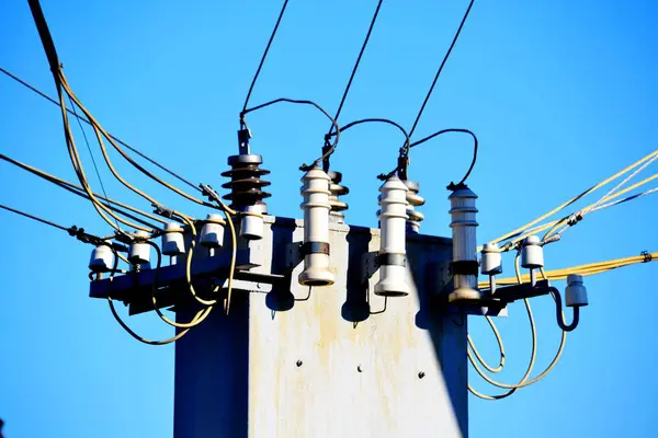Elektropodstancii Dar Energia Barata Toda Região — Fotografia de Stock