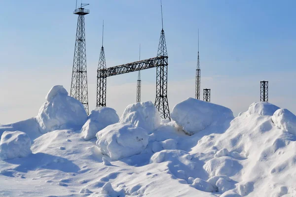 Elektropodstancii Ger Billig Energi Hela Regionen — Stockfoto