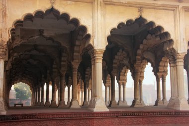 Diwan-i-Am - Agra Kalesi, Uttar Pradesh kamu Hall seyirci