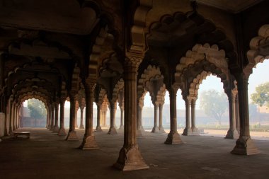 Diwan-i-Am - Agra Kalesi, Uttar Pradesh kamu Hall seyirci