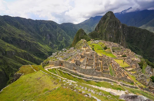 Цитадель інків Мачу-Пікчу в Перу — стокове фото