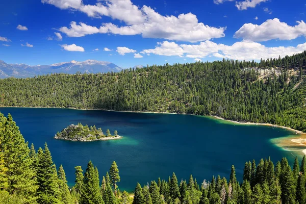 Fannette Adası zümrüt Bay Lake Tahoe, Kaliforniya, ABD