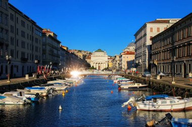Canal grande, trieste, İtalya