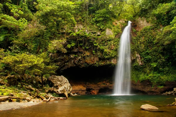 Cachoeiras Lower Tavoro em Bouma National Heritage Park, Taveuni — Fotografia de Stock