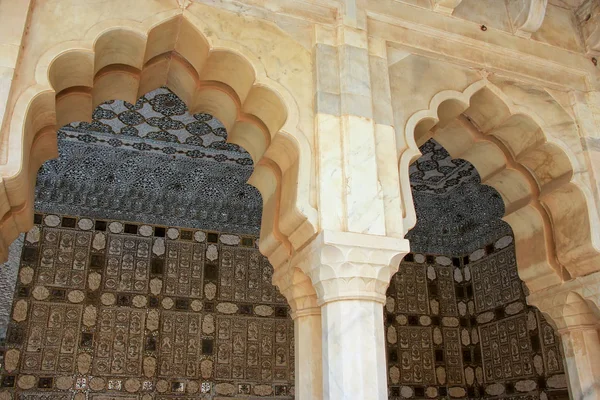 Jai Mandir (Mirror Palace) in Amber Fort, Rajasthan, India