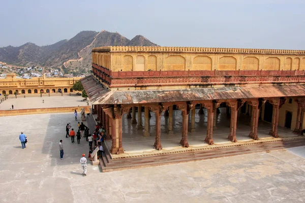 Diwan-i-Am - Sala dell'udienza pubblica a Amber Fort, Rajasthan , — Foto Stock