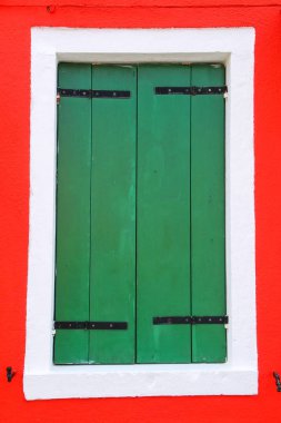 Burano, Venedik, İtalya, evde detay