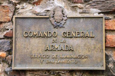 Comando General de la Armada sign in Colonia del Sacramento, Uru
