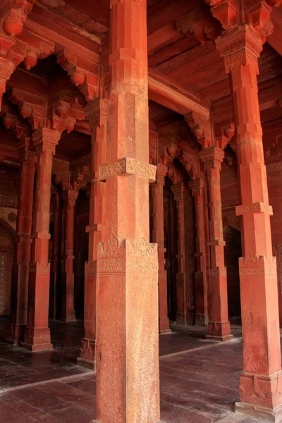 Interieur van de Jama Masjid in Fatehpur Sikri, Uttar Pradesh, India — Stockfoto