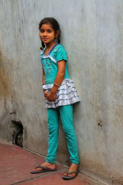 Fatehpur Sikri, Hindistan-Kasım 9: Tanımlanamayan kız standları th tarafından