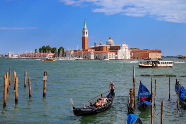 Venice, İtalya - 21 Haziran: S ile görülen San Giorgio Maggiore Adası