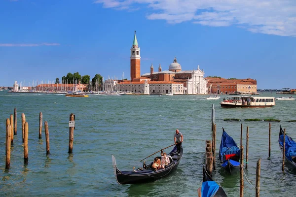 Venice, İtalya - 21 Haziran: S ile görülen San Giorgio Maggiore Adası