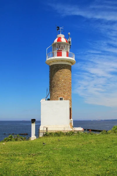 Punta Brava lighthouse in Punta Carretas, Montevideo, Uruguay — 图库照片