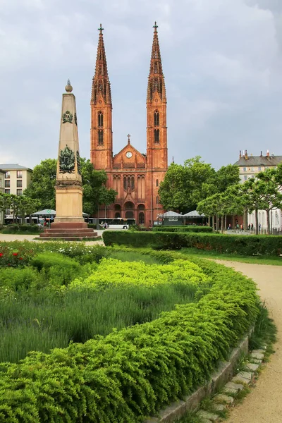 St. Bonifatius church on Luisenplatz square in Wiesbaden, Hesse,