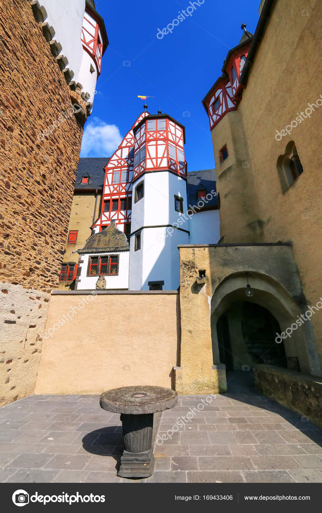 View Of Interior Part Of Eltz Castle In Rhineland Palatinate