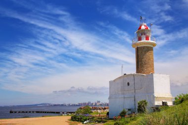 Punta Brava lighthouse in Punta Carretas, Montevideo, Uruguay
