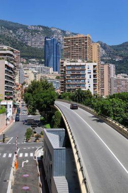 Larvotto üç aylık dönemin görünümünde Monte Carlo, Monaco.