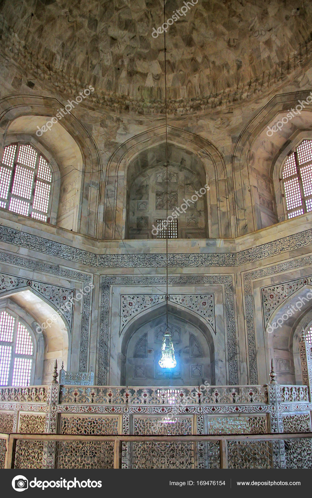 Agra Indien Januar 31 Innere Des Taj Mahal Am 31 Januar