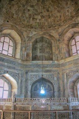 Agra, Hindistan - 31 Ocak: İç Taj Mahal 31 Ocak 2