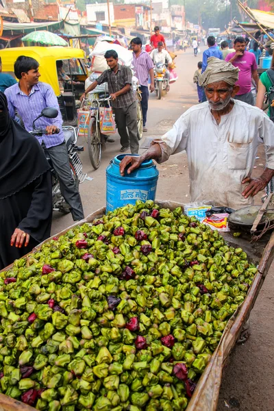 Fatehpur Sikri, 인도-11 월 9: 정체 불명된 남자 판매 물 c — 스톡 사진