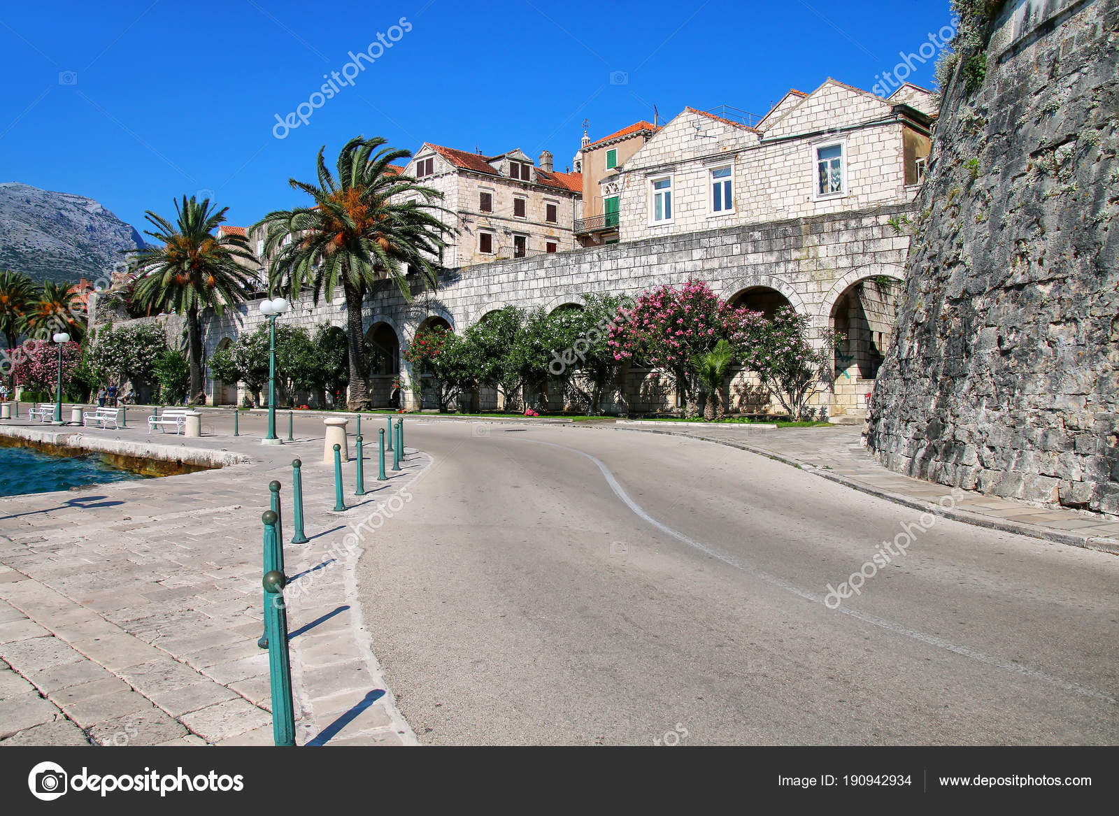 Cidade Velha De Split, Croácia Foto de Stock - Imagem de